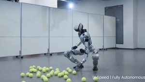 Humanoid Robot Oli Shows Off Tennis Ball Skills